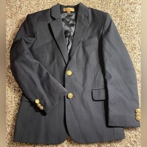 Class Club Navy Blazer with Gold Buttons